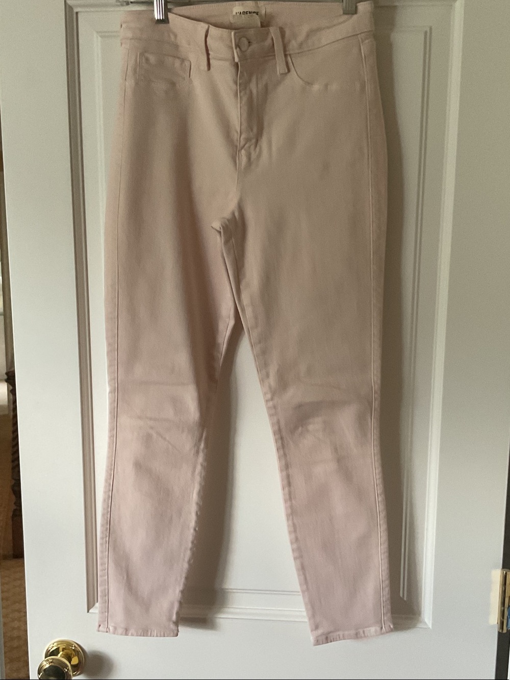 Madewell Skinny Jeans in Pale Blush Pink